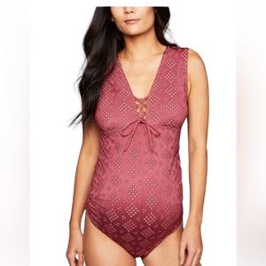 A Pea in the Pod EUC Maternity Bathing Suit XS